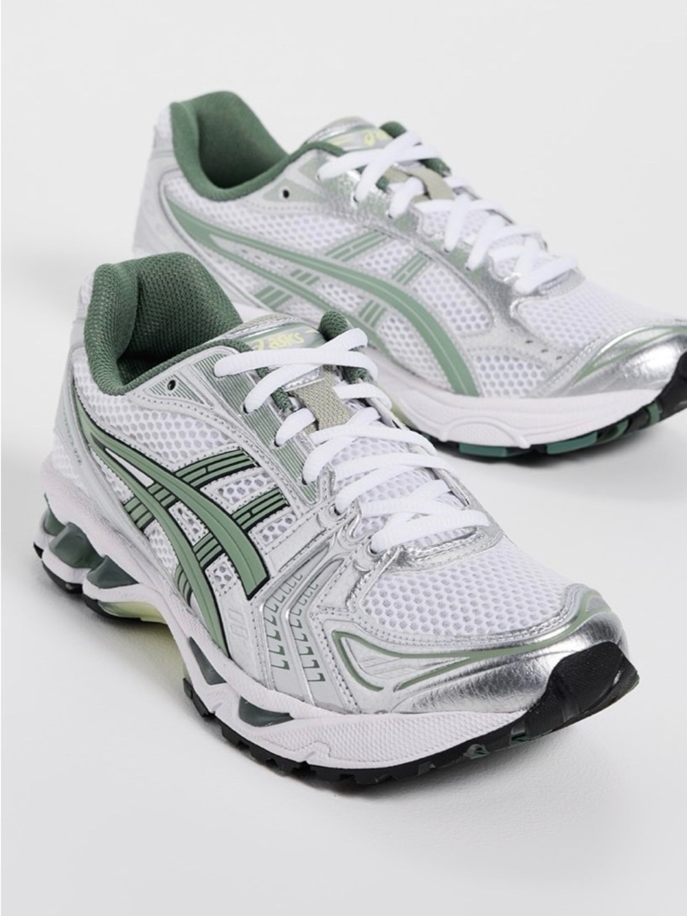 ASICS Gel-Kayano 14 Sneakers White/Slate Grey - Size 37.5 fits a US 6.5
